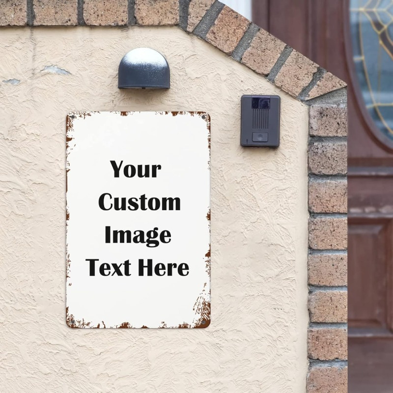 Custom Metal Tin Sign 1pc Pers - огляд і ціна Vintage Collectible Plates